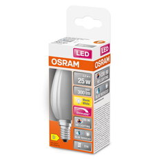Světelný zdroj OSRAM LED SUPERSTAR PLUS CLASSIC B FILAMENT 2.2W 927 Frosted E14