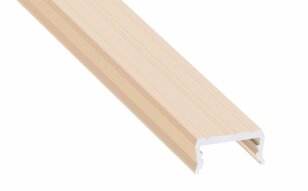 Přisazený hliníkový profil AL-PROFIL ATOM LIGHT IVORY LACQUERED 2M GXLP1129