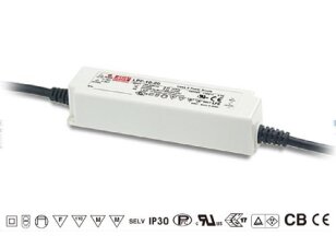 Napájecí zdroj pro LED 16W 42V 380mA MEAN WELL LPF-16-42