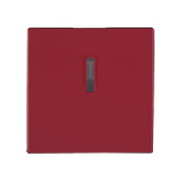 Obzor Elegant DSE 00-03011-000000 Kryt jednoduchý Rubínově červená