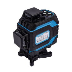 Laser samonivelační křížový 360° / 4D + příslušenství zelený paprsek XT130540