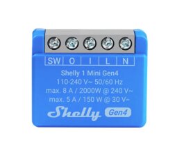 Spínací modul SHELLY 1 MINI GEN4 max. 8A, WiFi, Bluetooth, Zigbee, Matter