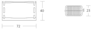 Gelová spojka SHARK 125 se svork. 1x (2 5-10mm2) 0 6/1kV přímé/odbočné spojení