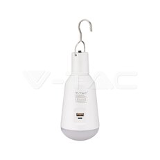 LED Bulb 7W Emergency function & Solar Panel 3 in 1 VT-2417, V-TAC SKU2857
