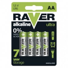 Alkalická baterie RAVER AA (LR6) B7921