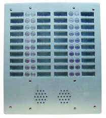 Vandalizmu odolný tlač. panel, 98 tl., 6 sloupců URMET AV6098P