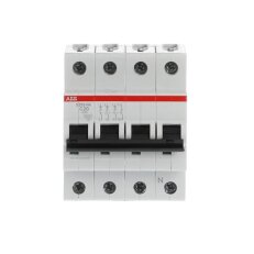 ABB S203-C20NA jistič 3F odpojení N vodiče (3+NA) 20 A char. C 6kA