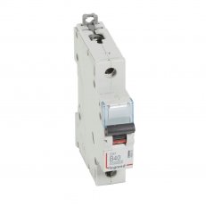 DX3 JISTIČ, 1 PÓLOVÝ, CHAR. B,40A 10000A/16KA LEGRAND 408876