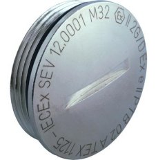 Záslepka mosazná, Ex e II, závit M8 AGRO EX8708.08