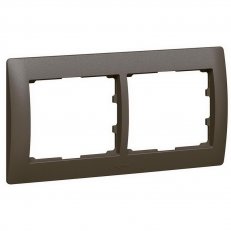GALEA RÁMEČEK 2-NÁSOBNÝ HORIZONTÁLNÍ BRONZ LEGRAND 771202
