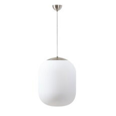 Závěsné svítidlo se skleněným stínidlem OSMONT TANIA S2 23W IP40 E27 nerez