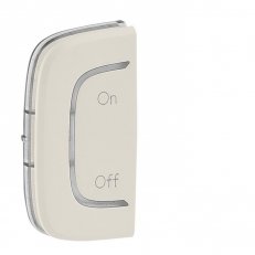 VALENA ALLURE KRYT PRO MYHOME_UP SYMBOL ON/OFF LEVÝ 1MODULOVÝBÉŽOVÝ LEGRAND