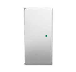 ABB Future linear Kryt 2násobný levý/pravý bez potisku ušlechtilá ocel SR-2-866