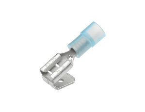 Izolovaný konektor Cu 1,5-2,5/6,3x0,8 mm, modrý (100 ks) CIMCO 180282