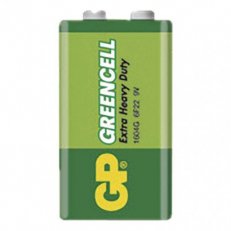 Zinko-uhlíkové baterie GP GREENCELL 6F22 1SH Emos B1250