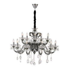 Závěsné svítidlo DUNJA chrom 15xE14, max. 40W 230V GLOBO 64104-15