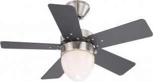 Stropní ventilátor MARVA matný nikl 1xE27 60W 230V GLOBO 0332