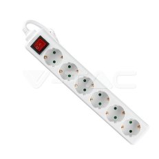 6 Ways Socket With Switch (3G 1.5MM2 X 5