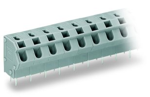 Svorka na desky plošných spojů 2,5mm2 7,5/7,62 mm šedá 3pól. WAGO 254-553