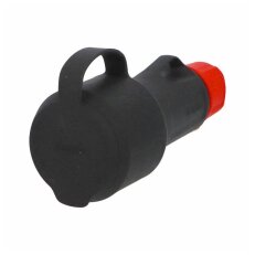 Spojka 2165F IP54/250V/16A - domovní, plastová, černá, robustní - SOLID PRO
