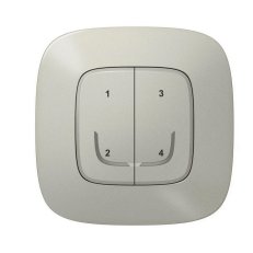 Valena Allure with Netatmo - bezdrátový ovladač scénářů ''1-4'', hliník LEGRAND