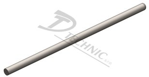 JP 60 Al d16 Jímací tyč d16 AlMgSi - 6000 mm DT TECHNIC 421019