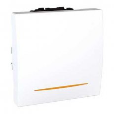 Unica Přepínač střídavý se signalizační kontrolkou ř.6Ss 16A Polar MGU3.263.18S