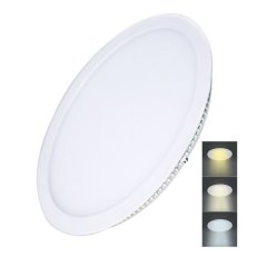LED mini panel CCT podhledový 24W 1800lm 3000K 4000K 6000K kulatý SOLIGHT WD144