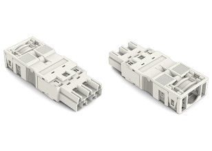 Zástrčka S pouzdrem s odlehčením tahu 3pól. bílá WAGO 770-233/035-050