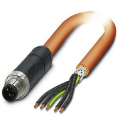 SAC-5P-M12MSK/ 5,0-PUR PE SH Napájecí kabel 1414876
