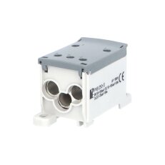 Blok pro rozdělení fází PVB 250-3 1pól. AL/CU 250A 690V šedý na DIN 1003952