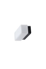 Přisazené LED svítidlo se skleněným stínidlem OSMONT FLORA 1 7W IP43II 3K černá