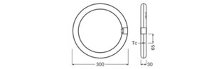 Světelný zdroj LEDVANCE LED TUBE T9 EM V 18.3W 830 G10Q