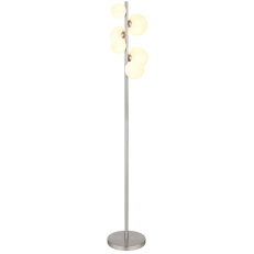 Stojací svítidlo RIHA nikl 6xG9 LED. 3,5W 230V, 310lm, 3000K GLOBO 56140-6S