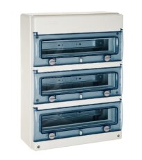 INDUBOX Zásuvková rozvodnice - základ, 48M, IP65, IK08, UV stabil (362x160x500)