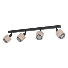 Bodové svítidlo ROSLEY černá/plátno NATUR 4X40W IP20 EGLO 43659