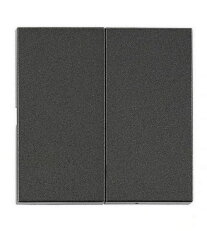 Kryt spínačů a ovladačů dvojitý, antracit SCHRACK EV112302--