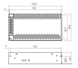 DRIVER TC 12V 200W IP20