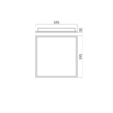 XPLANET REC. LED PANEL 36W 220-240V AC 3