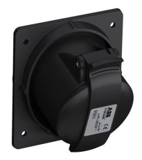Zásuvka vestavná šikmá 16A - 5p IP44 černá 416RAM6B ABB 2CMA100545R1000
