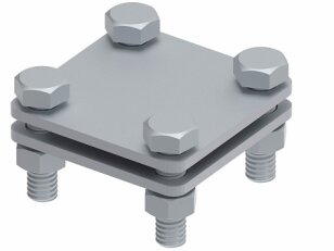 Svorka L- 55 na pásku, páska 30mm, materiál StZn GROMTOR 115112