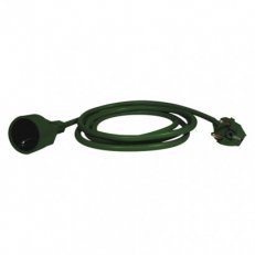Prodlužovací kabel 5 m 1 zásuvka zelený PVC 1mm2 EMOS P0115Z