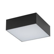 LID square LED 15W black 3000K