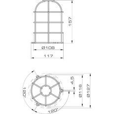 Mřížka ochranná MLINE STAINLESS HD GRID nerez, SIZE 4 SIRENA 90554