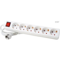 120913004 Multiple socket outlet 6-way,