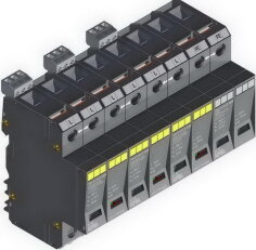 Přepěťová ochrana POm I 3+1 R LCF 100/30kA 280V/30kA, modulární, monoblok, B+C+D