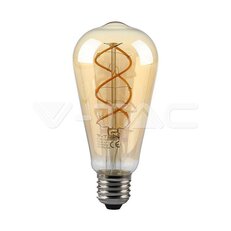 LED Bulb 4,8W Filament E27 ST64 Amber Cover Curve Shape 1800K VT-2065, SKU217218