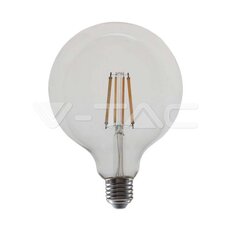 LED Bulb 12,5W Filament  E27 G125 Clear Cover 4000K   VT-2143, V-TAC SKU217454