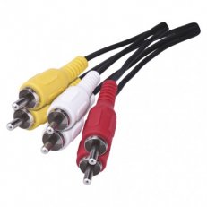 AV kabel 3RCA/M-3RCA/M 1,5M Emos SB4201