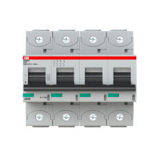 S804N-D10 jistič 4P char. D 10A s klecovou svorkou 36kA ABB 2CCS894001R0101